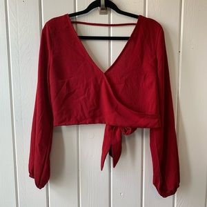 Women’s Red Crop Top